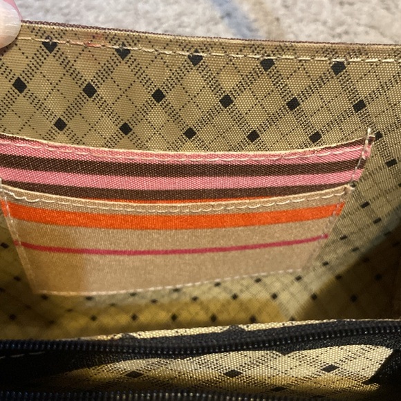 Kate Spade Small Canvas Striped Purse - Picture 5 of 12
